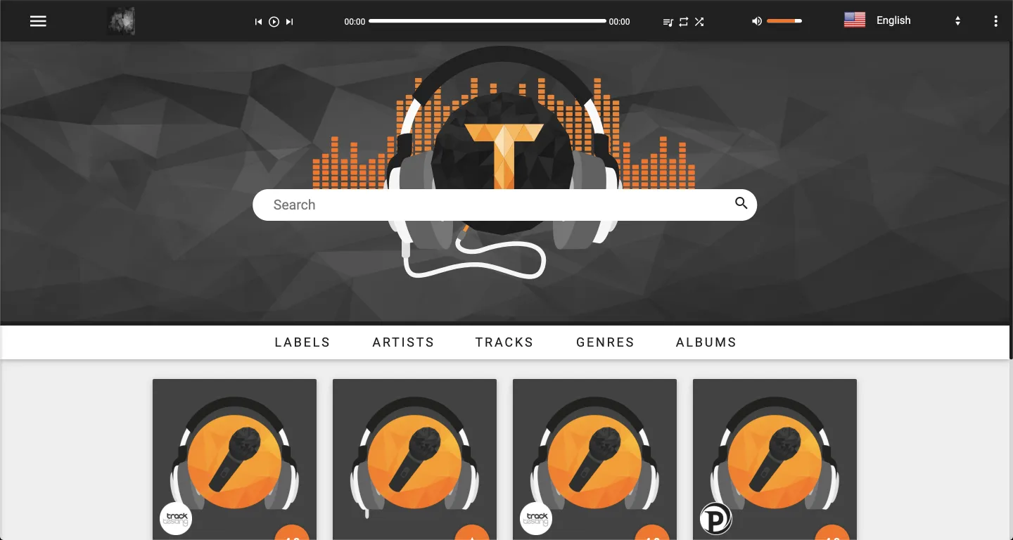 Screenshot of Tunes.tm